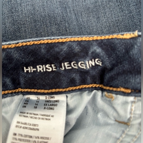 American Eagle Outfitters Hi-rise jegging Dark Wash Women's Jeans - Picture 4 of 4